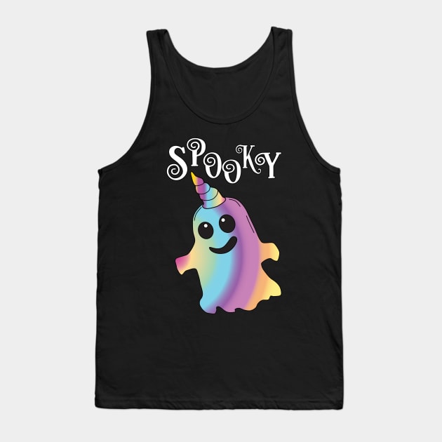 Spooky Unicorn Ghost Tank Top by Nice Surprise